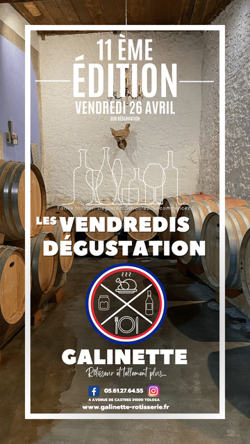 Les vendredis dégustation 